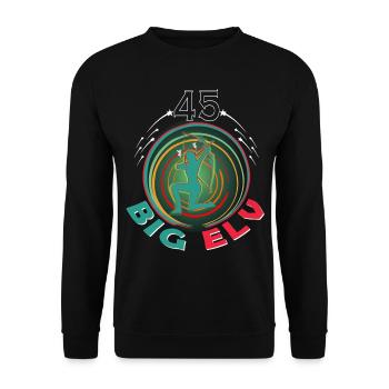 45 Jahre Elfen Geburtstag Fantasie - Unisex Pullover - Schwarz - Vorne - Alina (178cm) & Michal (187cm)