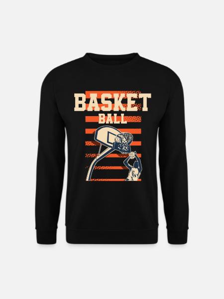 Basketball Basketballer - Unisex Pullover - Schwarz