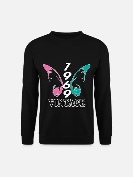 geschenk Januar 1969 Geburtsmonat - Unisex Pullover - Schwarz