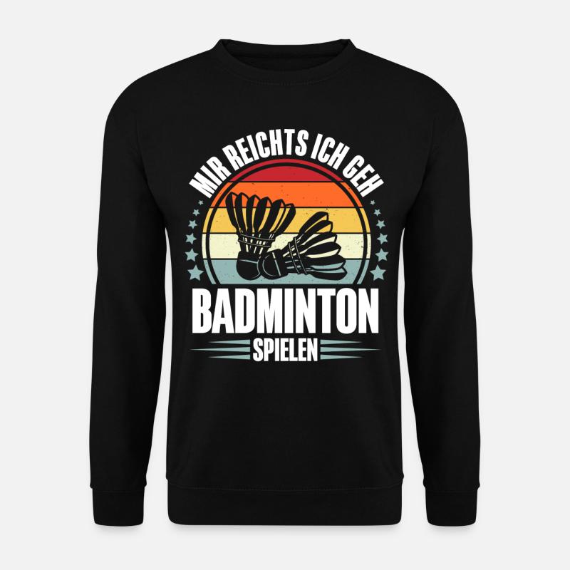 Badminton - Unisex Pullover - Schwarz