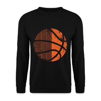 Basketball Basketballer - Unisex Pullover - Schwarz - Vorne - Alina (178cm) & Michal (187cm)