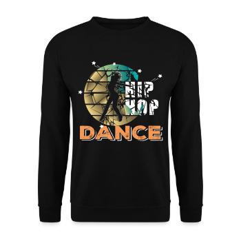 Beat Hip Hop bgirl - Unisex Pullover - Schwarz - Vorne - Alina (178cm) & Michal (187cm)