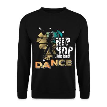 Hip Hop Dance - Unisex Pullover - Schwarz - Vorne - Alina (178cm) & Michal (187cm)