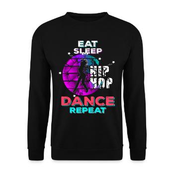 Hip Hop Dance Mädchen - Unisex Pullover - Schwarz - Vorne - Alina (178cm) & Michal (187cm)