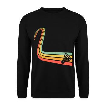 Badminton - Unisex Pullover - Schwarz - Vorne - Alina (178cm) & Michal (187cm)