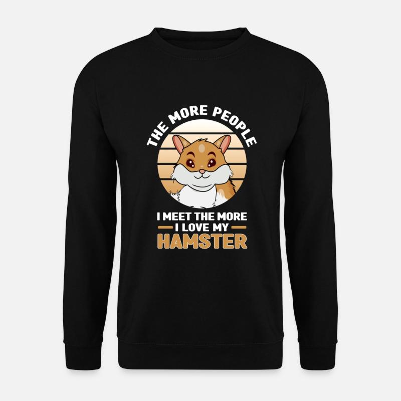 Hamster lover - Unisex Sweatshirt - black