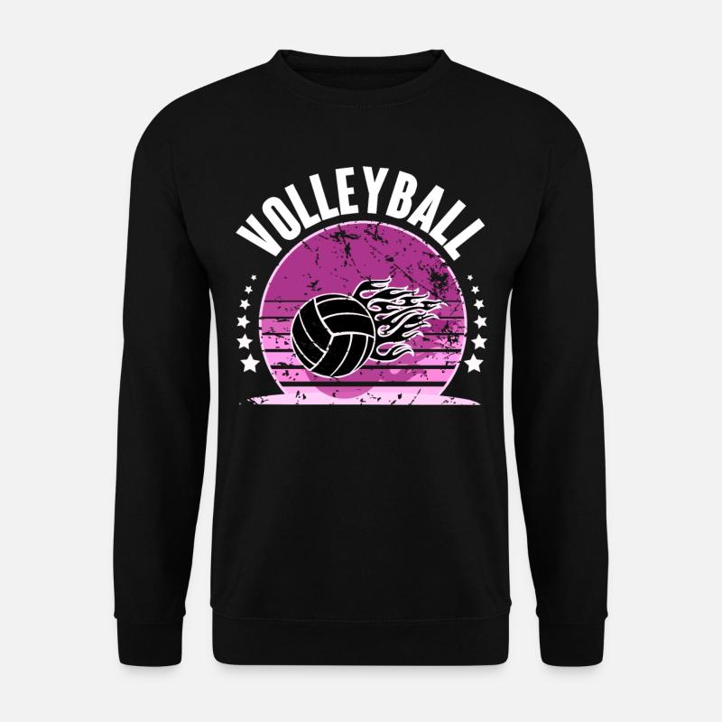 Volleyball - Unisex Pullover - Schwarz
