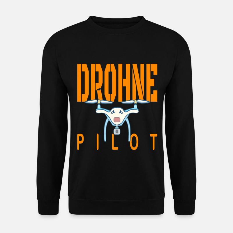 Gift idea drone pilots - Unisex Sweatshirt - black