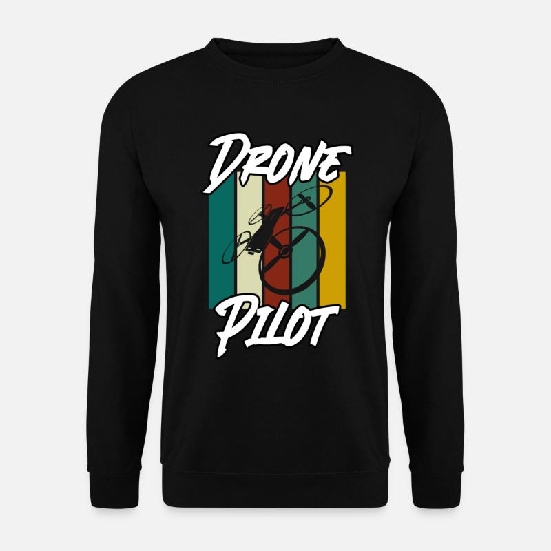 Drone Flying Quadcopter - Sweat-shirt Unisexe - noir