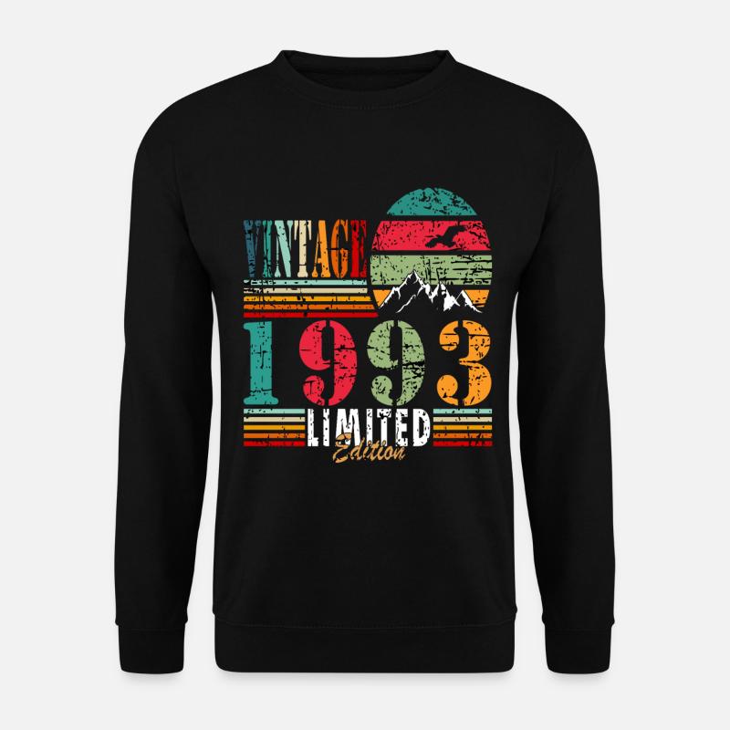 1993 Birthday present - Unisex Sweatshirt - black