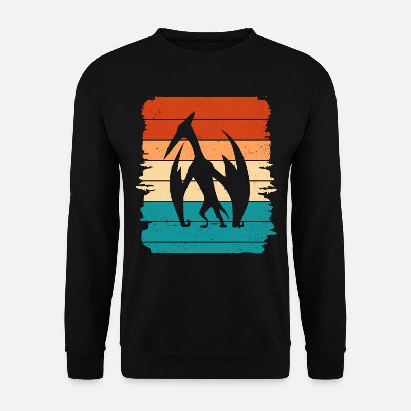 Pteranodon Dino Dinosaur - Unisex Sweatshirt - black