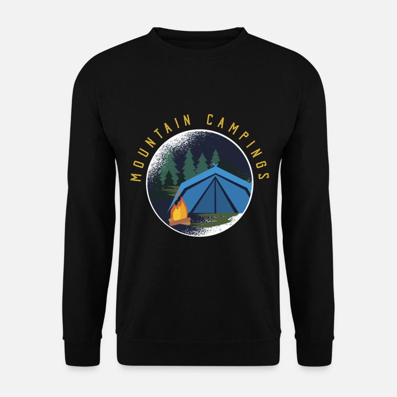 Happy Camper Camping - Unisex Sweatshirt - black