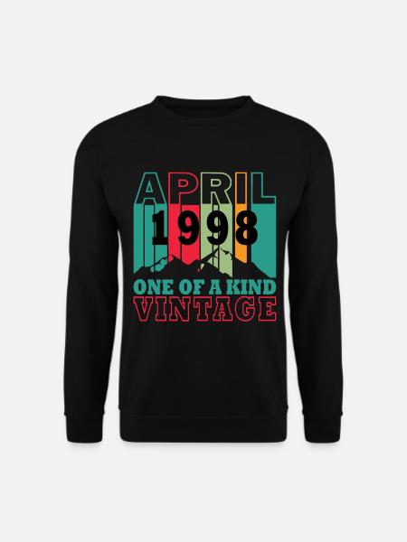 25 Jahre Legendär Seit April 1998 25. Geburtstag - Unisex Pullover - Schwarz
