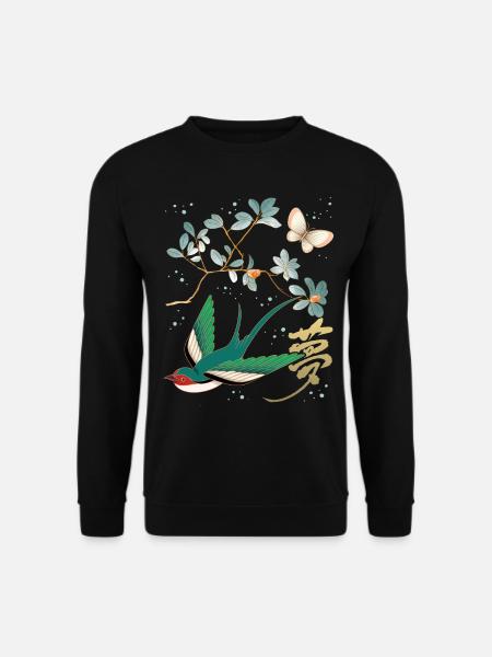 Chinesisches Neues Jahr, China-Design, Kalligrafie - Unisex Pullover - Schwarz