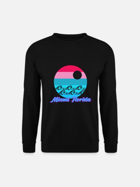 Miami - Florida - USA - United States- Key West - Unisex Pullover - Schwarz
