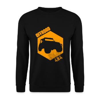 Véhicules tout-terrain - Aventure 4x4 - Sweat-shirt Unisexe - noir - Devant - Alina (178cm) & Michal (187cm)
