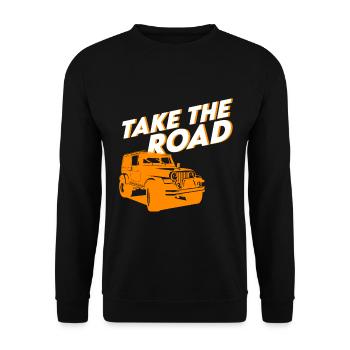 Véhicule tout-terrain 4x4 - Sweat-shirt Unisexe - noir - Devant - Alina (178cm) & Michal (187cm)