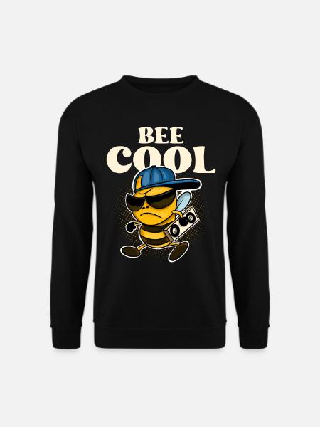 Bee Cool Biene - Unisex Pullover - Schwarz