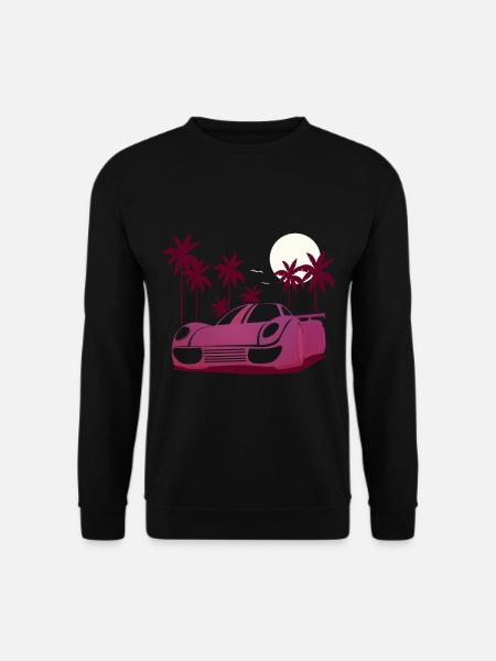 Autorennen - Rennwagen - Sportwagen - Unisex Pullover - Schwarz
