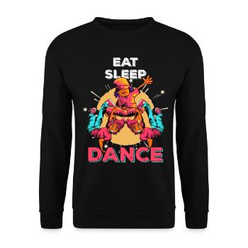 Hip Hop Breakdance Street Dance Dancer Music - Sweat-shirt Unisexe - noir - Devant - Alina (178cm) & Michal (187cm)