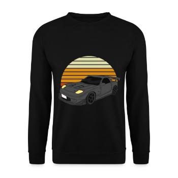 Car Drifting Racing Racecar Motorsport Mechanic - Unisex Pullover - Schwarz - Vorne - Alina (178cm) & Michal (187cm)