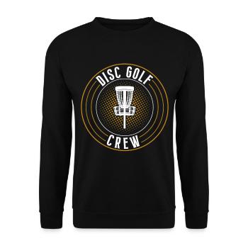 Discgolf Disc Golf Crew Team - Unisex Pullover - Schwarz - Vorne - Alina (178cm) & Michal (187cm)