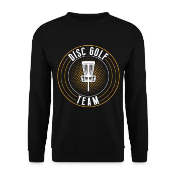 Discgolf Disc Golf Team - Unisex Sweatshirt - black - Front - Alina (178cm) & Michal (187cm)