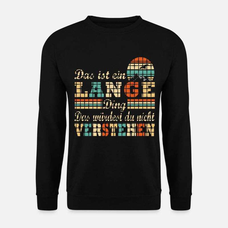 Name LANGE - Unisex Pullover - Schwarz