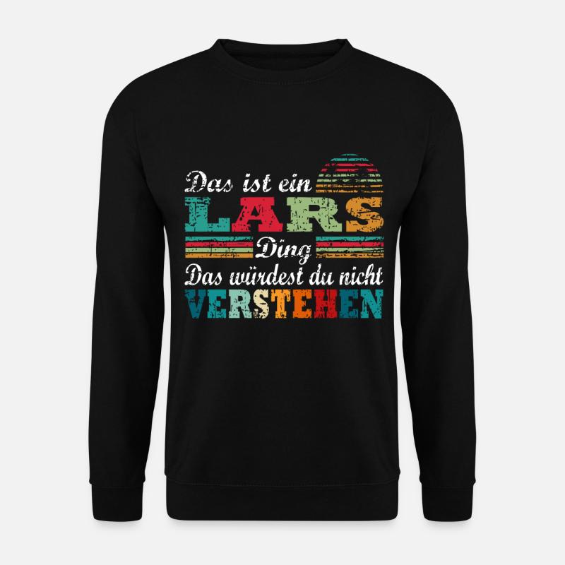 Lars LARS Vorname - Unisex Pullover - Schwarz