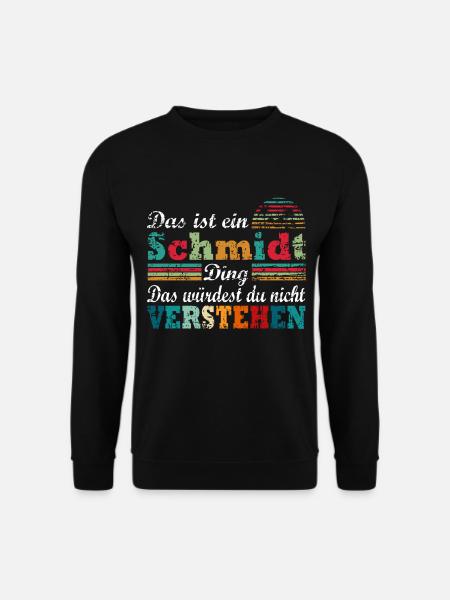 Name Schmidt - Unisex Pullover - Schwarz