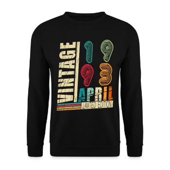 Great since 1993 30 years of perfection - 30. - Unisex Sweatshirt - black - Front - Alina (178cm) & Michal (187cm)