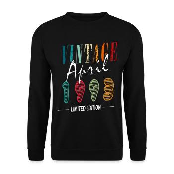 April 1993 Limited Edition - Unisex Pullover - Schwarz - Vorne - Alina (178cm) & Michal (187cm)