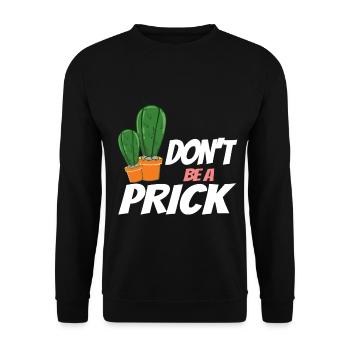 Vintage Cactus Retro Cactus - Unisex Sweatshirt - black - Front - Alina (178cm) & Michal (187cm)