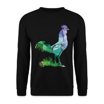 Chickens Chicken Lovers Farm Chicken coop - Unisex Sweatshirt - black - Front - Alina (178cm) & Michal (187cm)