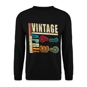 Avril 1963 Anniversaire Avril 1963 Avril - Sweat-shirt Unisexe - noir - Devant - Alina (178cm) & Michal (187cm)