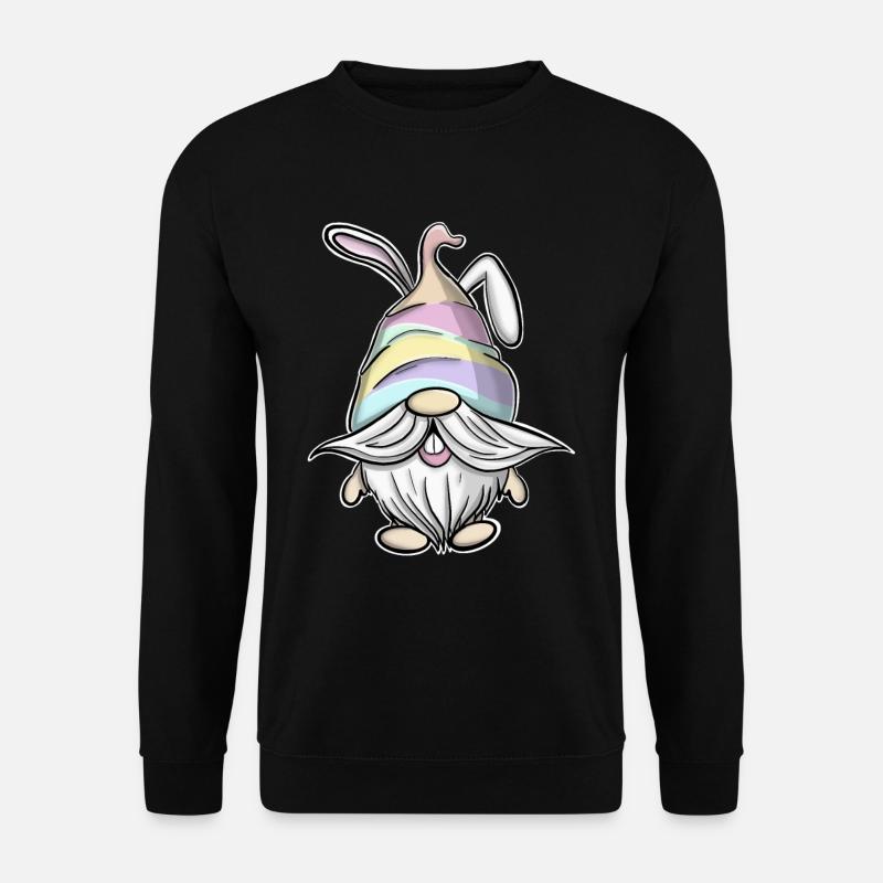 Easter Gnome Gnomes - Unisex Sweatshirt - black