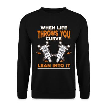 Motard motard passionné de moto - Sweat-shirt Unisexe - noir - Devant - Alina (178cm) & Michal (187cm)