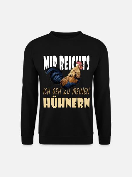 Huhn - Unisex Pullover - Schwarz