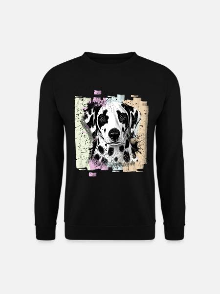Dalmatian dog - Unisex Sweatshirt - black