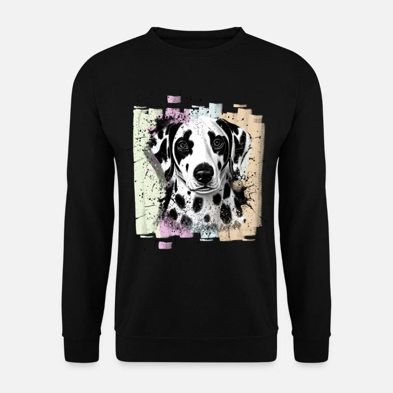 Dalmatiner Hund - Unisex Pullover - Schwarz