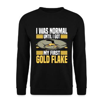 Extraction de l’or - Sweat-shirt Unisexe - noir - Devant - Alina (178cm) & Michal (187cm)