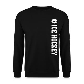 Eishockey Hockey sur glace - Sweat-shirt Unisexe - noir - Devant - Alina (178cm) & Michal (187cm)