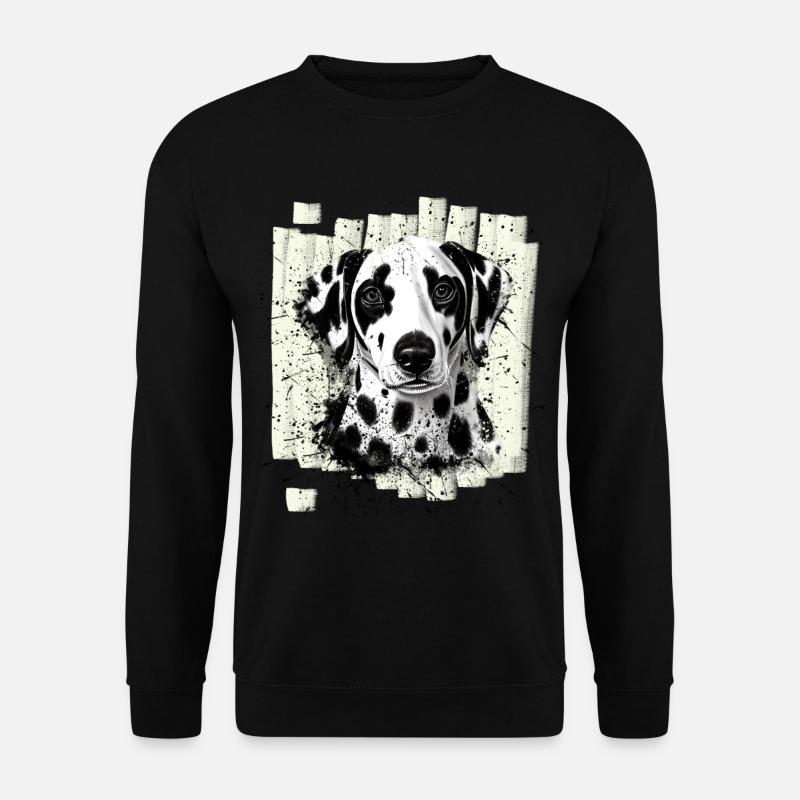 Dalmatian dog - Unisex Sweatshirt - black