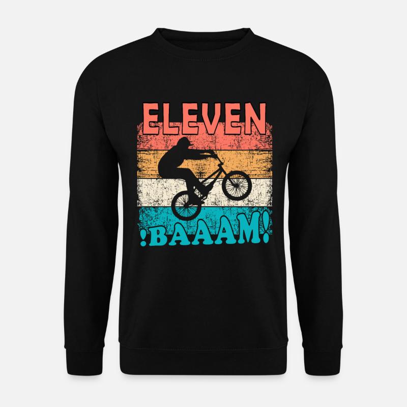 11th birthday BMX biker - Unisex Sweatshirt - black