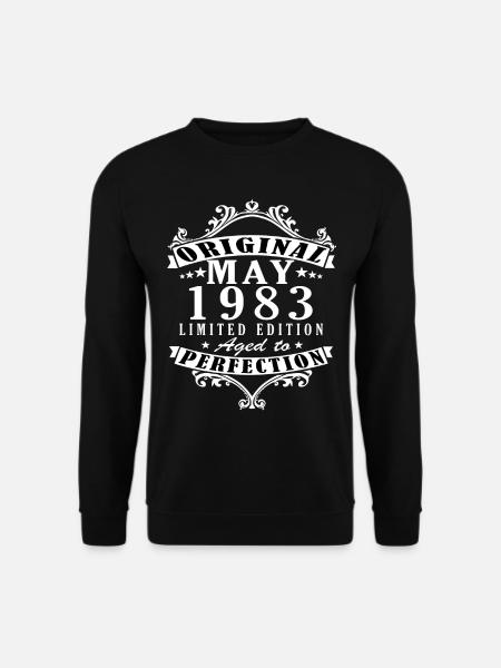 Geschenk Mai 1983 - Unisex Pullover - Schwarz