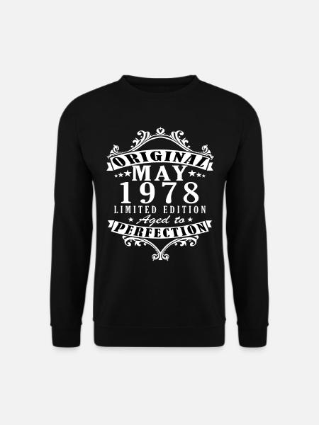 1978 Mai Original - Unisex Pullover - Schwarz