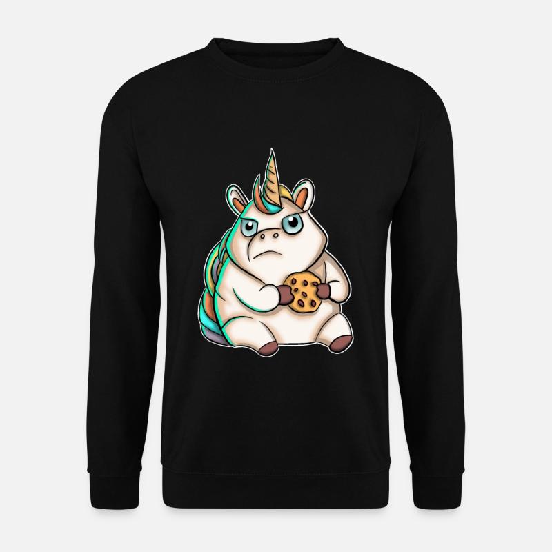 Biscuit licorne - Sweat-shirt Unisexe - noir