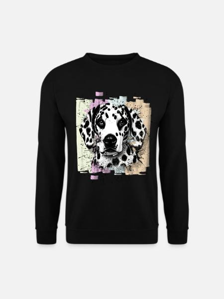 Dalmatian - Unisex Sweatshirt - black