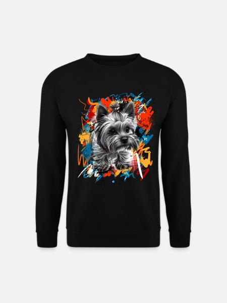 Yorkshire Terrier - Unisex Pullover - Schwarz