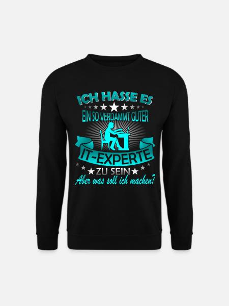 Informatiker It Experte Expert Computer Nerd - Unisex Pullover - Schwarz